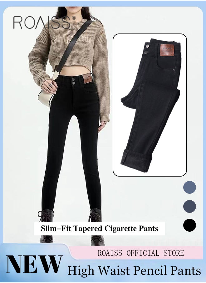 Women High Waisted Slim Fit Pants with Pencil Leg Design Versatile Cigarette Trousers Solid Color Suitable for Wearing as Bootcut Pants - pzsku/ZE1C67DB024C3487F5F48Z/45/_/1721898527/c2f4ed8e-d69d-4a1d-bec5-3a42211e7fd3