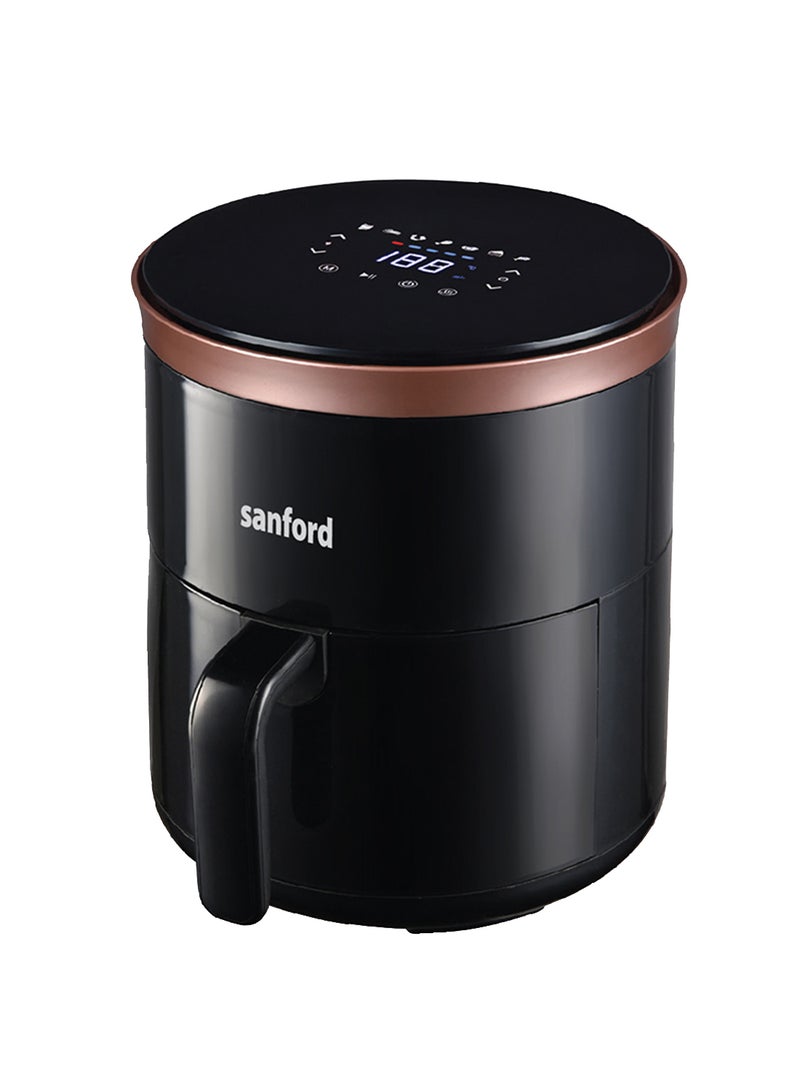 Sanford Digital Air Fryer, LED Display with Touch, Adjustable Temperature & Timer, Oil Free Cooking, 7 Preset Menus, Auto Shut-off, 2 years Warranty 4 L 1400 W SF2455AF Black - Image 1