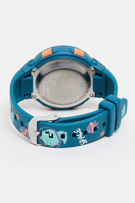 أر أند بي Round Dial Digital Watch