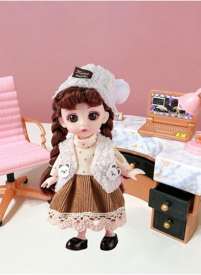GROIC 16cm Doll, Cute Princess Skirt Doll, Children Accompanied Toys, Girl Princess Toys, Home Decoration, Doll Collections  - Image 3