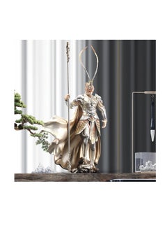 Y&D Monkey King Ornament, Sun Wukong Statue, Journey to The West Statue Ornament, Black Myth Wukong Action Figure, Art Relievo Decoration,Monkey Ornaments Sculpture Office Study Bedroom Decoration  - Image 2