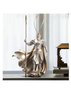 Y&D Monkey King Ornament, Sun Wukong Statue, Journey to The West Statue Ornament, Black Myth Wukong Action Figure, Art Relievo Decoration,Monkey Ornaments Sculpture Office Study Bedroom Decoration  - Image 4