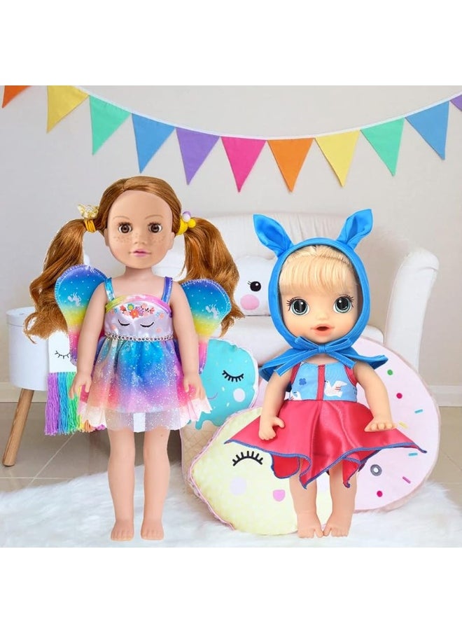 ebuddy - 10 Sets Baby Doll Clothes Outfit Dress for 10 Inch Baby Dolls 12 Inch Baby Dolls 14 to 14.5 Inch Dolls(Fashion Sets) - Image 1