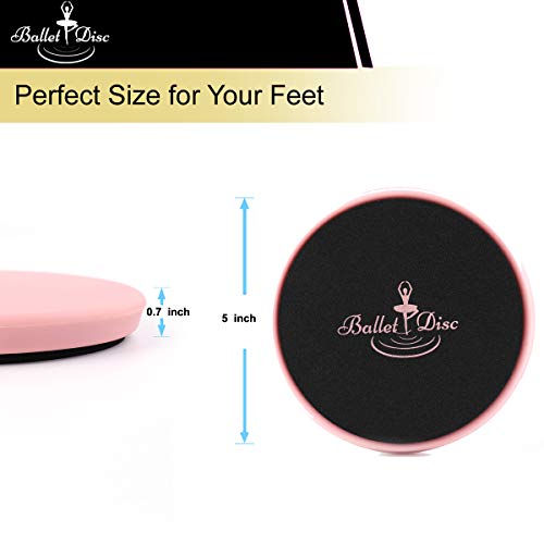 Weensmeil Turn Board for Dancers, Ballet Turning Board, Turning Boards for Dancers, Spinning Boards for Pirouette, Turns and Balance, Spinner Boards for Dancers, Ice Skaters, Gymnasts and Cheerleaders, Pink - Image 4