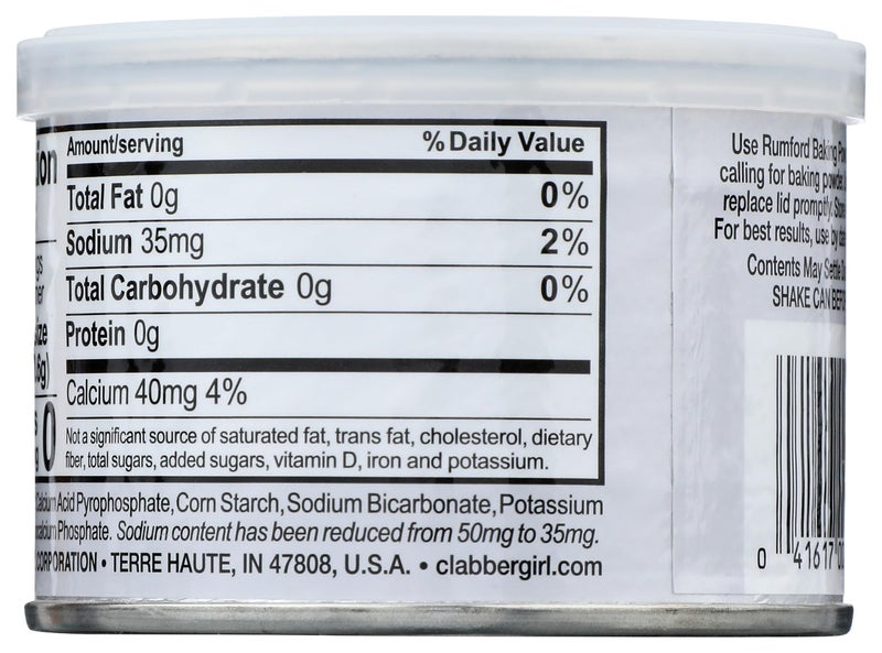 Rumford Reduced Sodium Baking Powder, 4 Ounce - Image 2