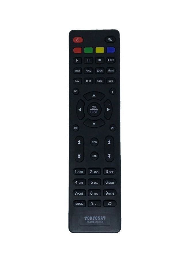 Tokyosat TV Remote Control Black 