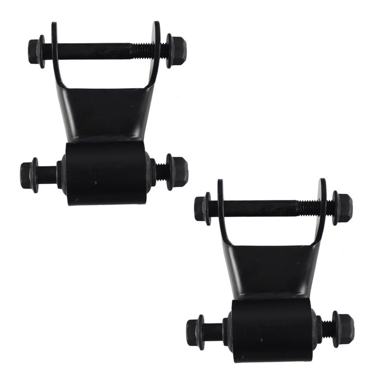 IBESTWOLF 2pcs Leaf Spring Rearward Shackle Bracket Kit 722029 Compatible with Chevy GMC Sierra 1500 Suburban 2500 Yukon XL 2500