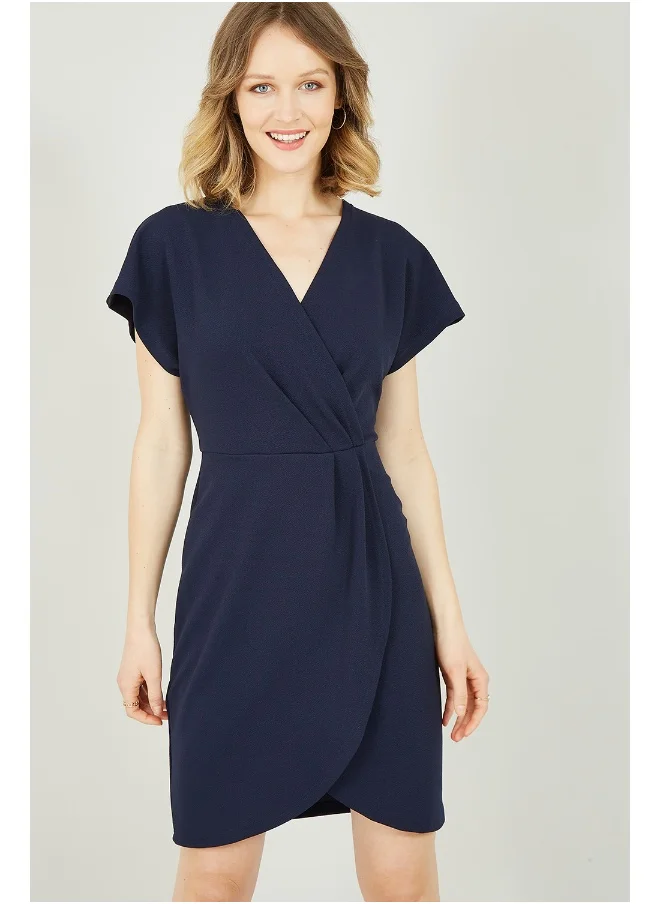ميلا لندن Wrap Style Front Dress