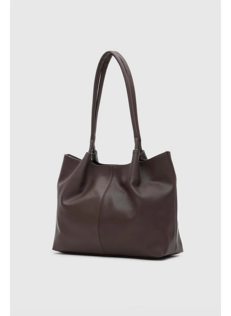 Shule Bags Mocha Bitter Coffee Shoulder Bag
