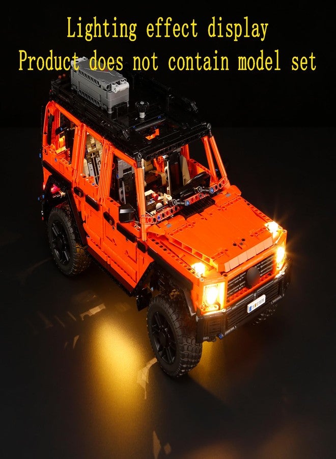 GEAMENT LED Light Kit Compatible with Lego Mercedes-Benz G 500 Professional Line Technic 42177 (Set Model Not Included) - Image 4