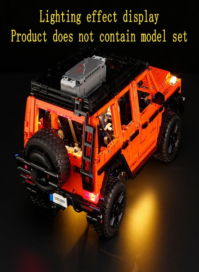 GEAMENT LED Light Kit Compatible with Lego Mercedes-Benz G 500 Professional Line Technic 42177 (Set Model Not Included) - Image 5