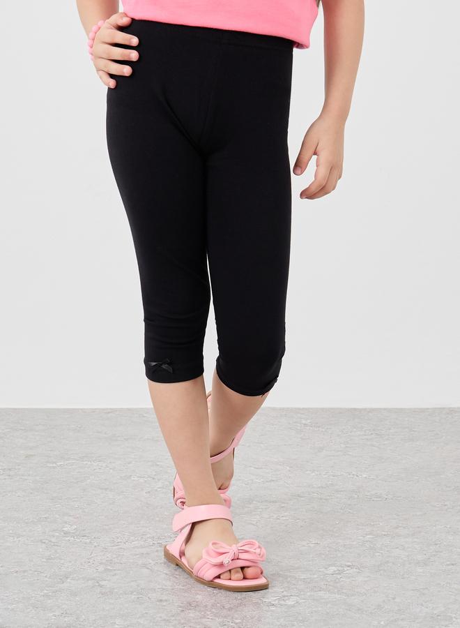 Styli Cotton Capri Length Leggings - Image 1