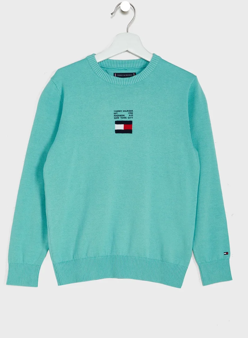 TOMMY HILFIGER Youth Logo Sweater