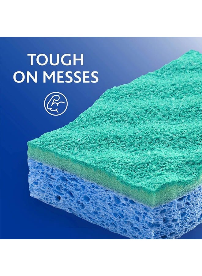 o cedar Scrub Sponge, Foam, White, 6 Count (Pack of 2) - Image 4