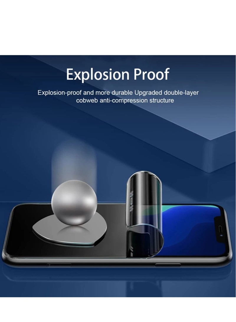 [4 Pack] Compatible with iPhone 14 Max Privacy Screen Protector Camera Lens Protector Anti-Spy Soft Film [2022] Hydraulic Film (iPhone 14 Max) - Image 5