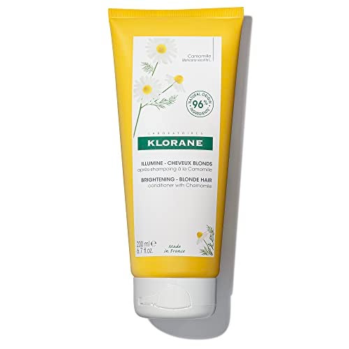 Klorane Brightening Conditioner with Chamomile Enhances Highlights Brightens Blonde Hair Hydrogen Peroxide Ammonia Silicone Paraben Sulfate Free 67 fl oz - Image 2