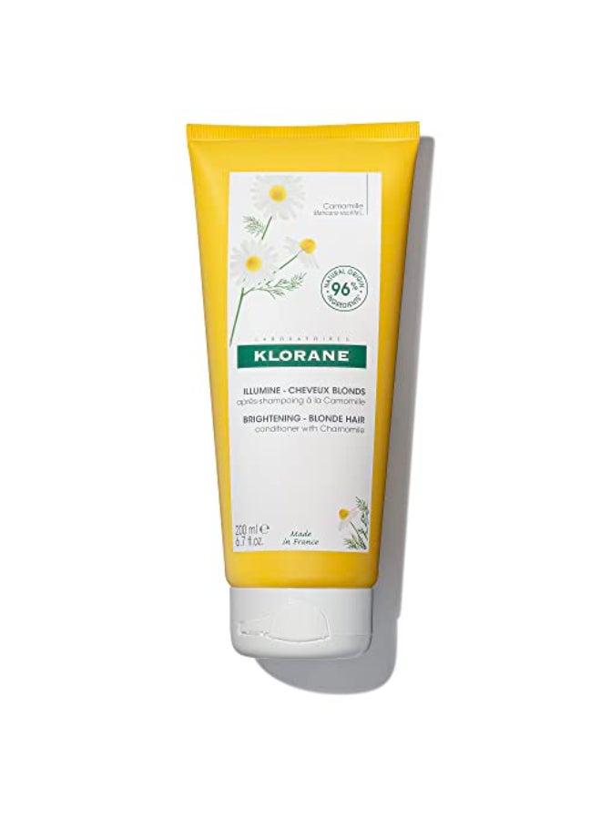 Klorane Brightening Conditioner with Chamomile Enhances Highlights Brightens Blonde Hair Hydrogen Peroxide Ammonia Silicone Paraben Sulfate Free 67 fl oz - Image 1