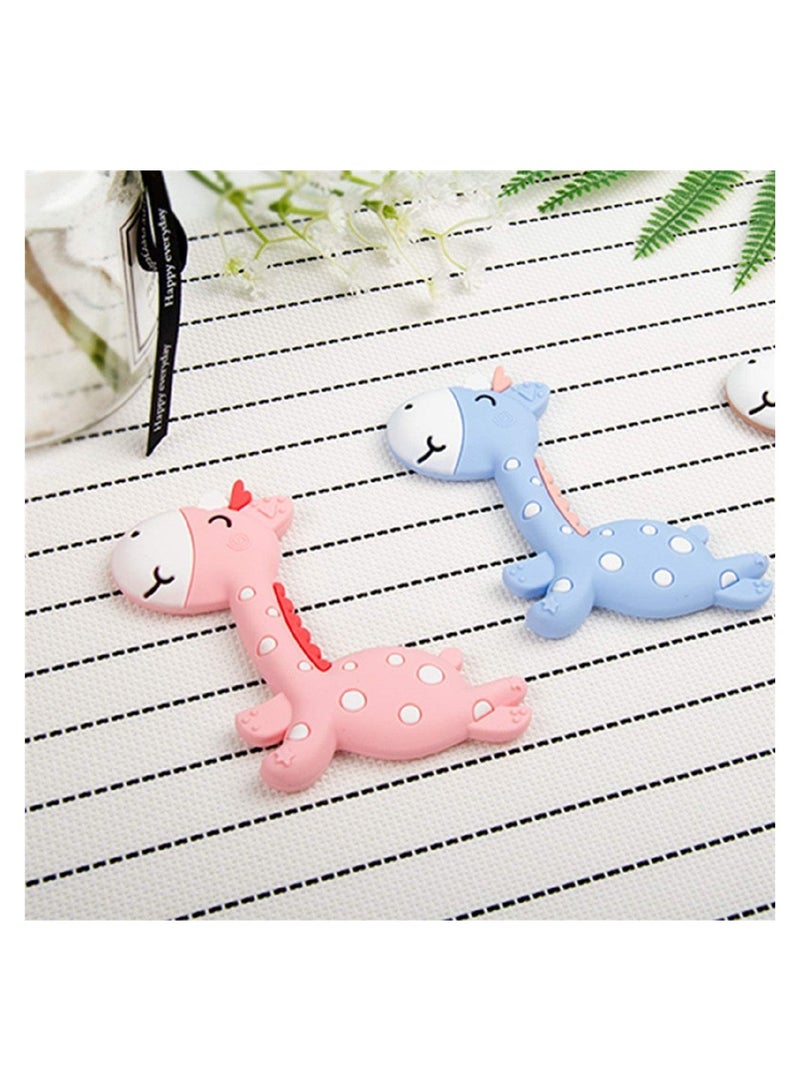 SYOSI 2-Pack Silicone Baby Teething Toys Organic Teething Gum Soft and Safe Chew Baby Teething Gum Pain Relief Toys for Little Boys and Girls - Image 3