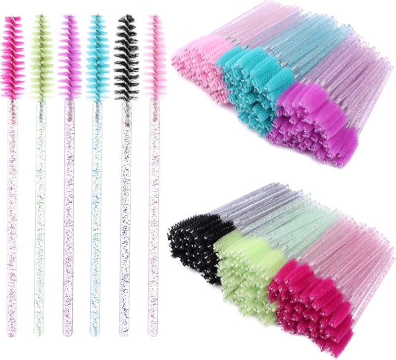 فرشاة ماسكارا للاستخدام مرة واحدة من تي بيست ماكس، 300 قطعة، لتمديد الرموش، والحواجب، والمكياج الكريستالي