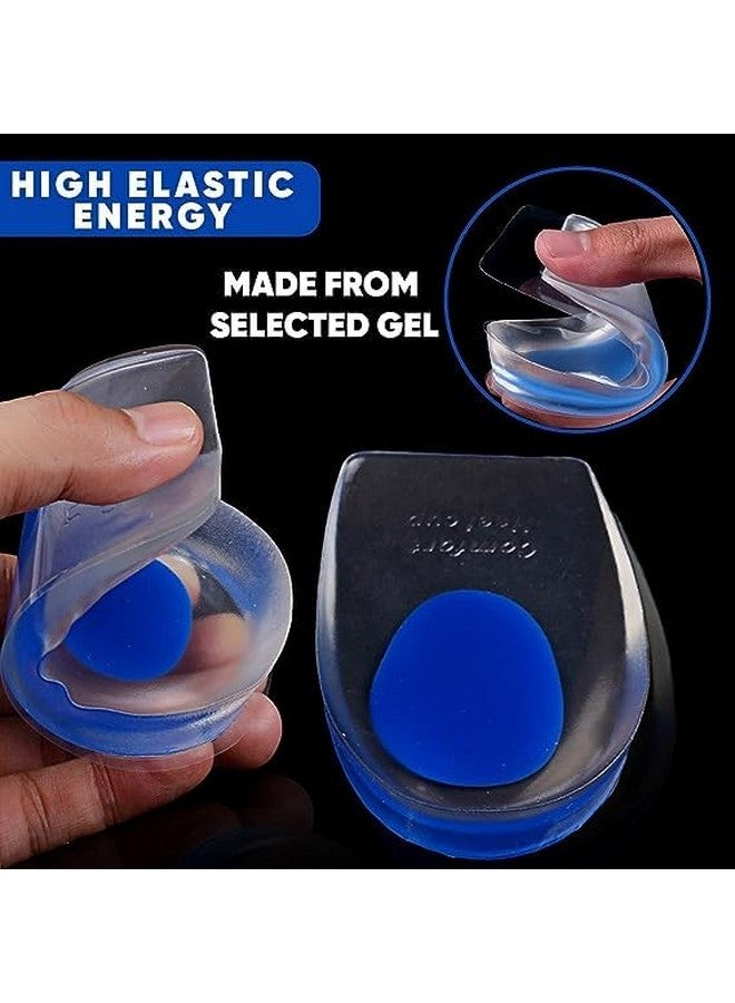 VARiSTY VARiSTY Silicone Gel Heel Pad Socks For Heel Swelling Pain Relief,Dry Hard Cracked Heels Repair Cream Foot Care Ankle Support Cushion Combo - For Men And Women (H) - Image 3