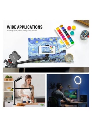 NEEWER 14.2”/36cm Flexible Holding Arm, Camera Mount Stand Overhead Extension Arm with 360° Swivel Ball Head and Adjustable Clamp for DSLR & Mirrorless Camera, Phone, LED Video Light, Webcam, CR221A - pzsku/ZE1C7BCF8F61A788E0749Z/45/_/1687445565/26290ff2-37fb-4828-b73a-b93994a06482