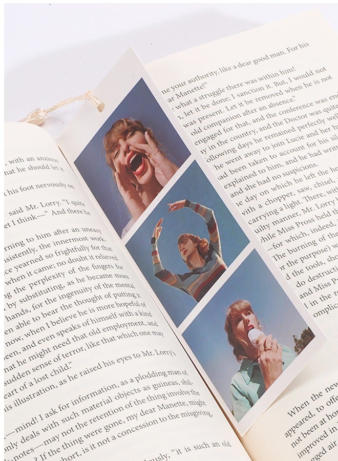 3PCS Singer’s Music Album 1989 Bookmark Taylor Bookmark Set, Book Markers For Women Bookmark Gift Taylor Merch For TS Fans 2x6 In - Image 2
