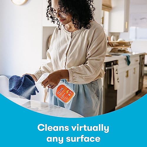 ECOS Plant-Based Multi-Surface Cleaner Spray, No Harsh Chemicals - For Counters, Glass, Tile, and More, Orange, 22 Fl Oz, Pack of 2 - Image 3