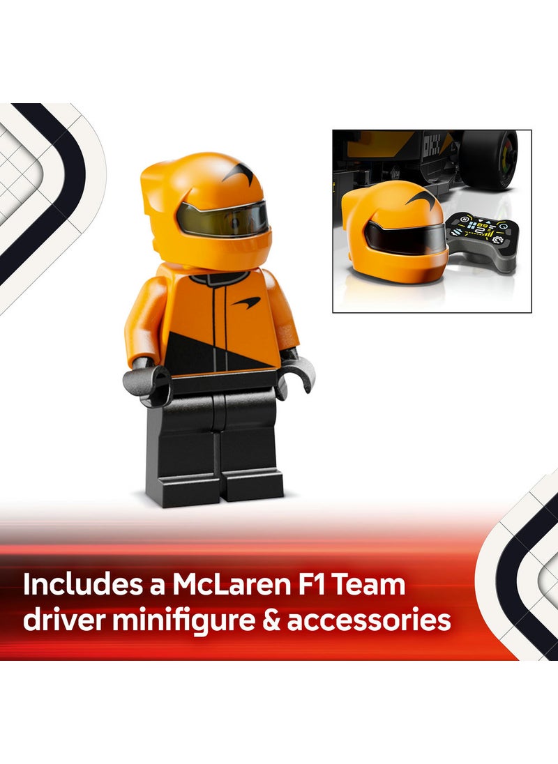 LEGO Speed Champions McLaren F1® Team MCL38 Race Car Vehicle Set 77251 (269) Pieces  - Image 5