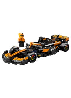 LEGO Speed Champions McLaren F1 Team MCL38 Race Car Toy with a Collectible Formula 1 Driver Minifigure - Model Kits for 10+ Year Old Boys & Girls or Adult Motorsport Fans 77251 (269 pieces)  - Image 5