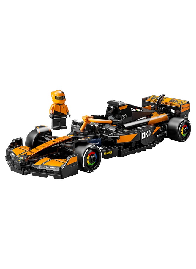 LEGO Speed Champions McLaren F1 Team MCL38 Race Car Toy with a Collectible Formula 1 Driver Minifigure - Model Kits for 10+ Year Old Boys & Girls or Adult Motorsport Fans 77251 (269 pieces)  - Image 5