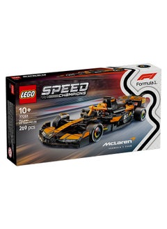 LEGO Speed Champions McLaren F1 Team MCL38 Race Car Toy with a Collectible Formula 1 Driver Minifigure - Model Kits for 10+ Year Old Boys & Girls or Adult Motorsport Fans 77251 (269 pieces)  - Image 2