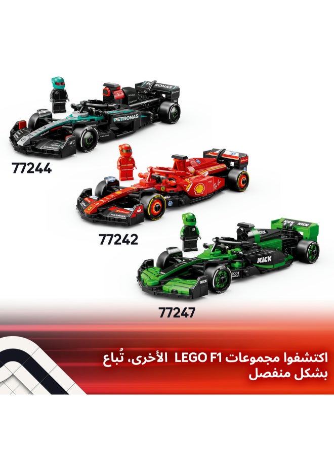 ليغو سيارة السباق McLaren F1® Team MCL38 من ليغو® Speed Champions، مجموعة مركبة وطاقم قيادة 77251 - Image 4