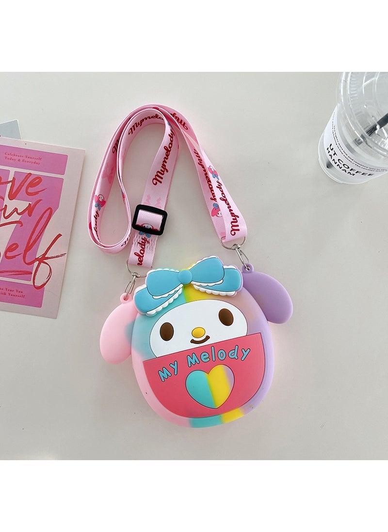 2023 Kids Silicone Shoulder Bag Cartoon Fun MEILED color 