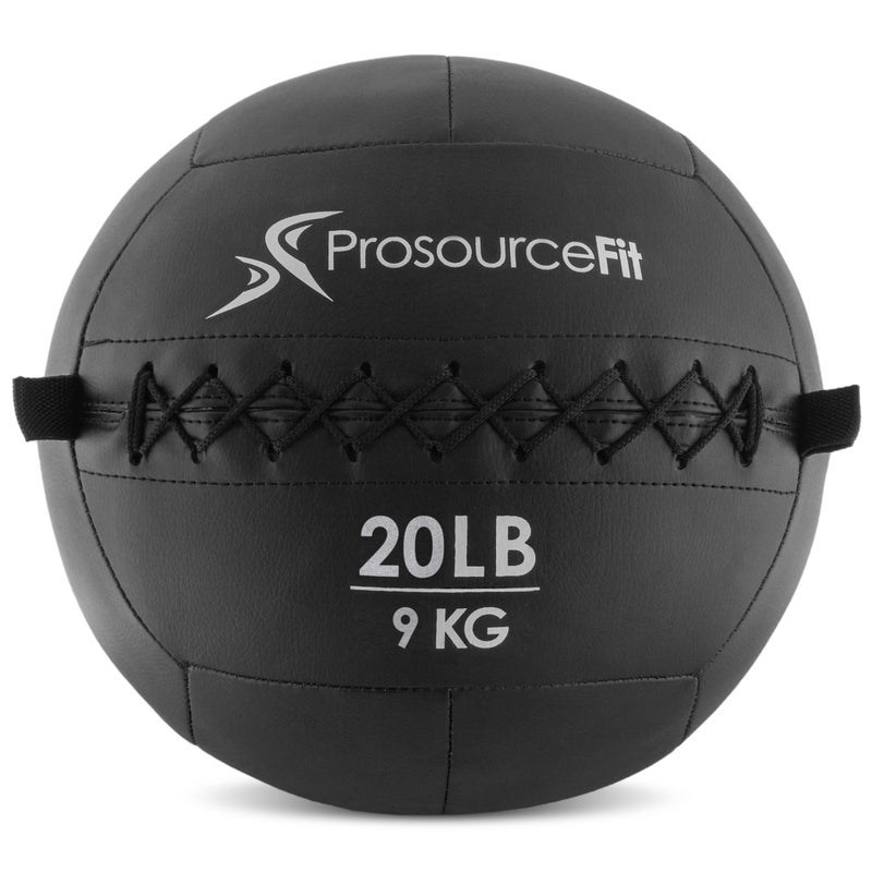 ProsourceFit Soft Medicine Balls Wall Balls and Full Body Dynamic Exercises ColorCoded Weights 6 10 14 20 lb