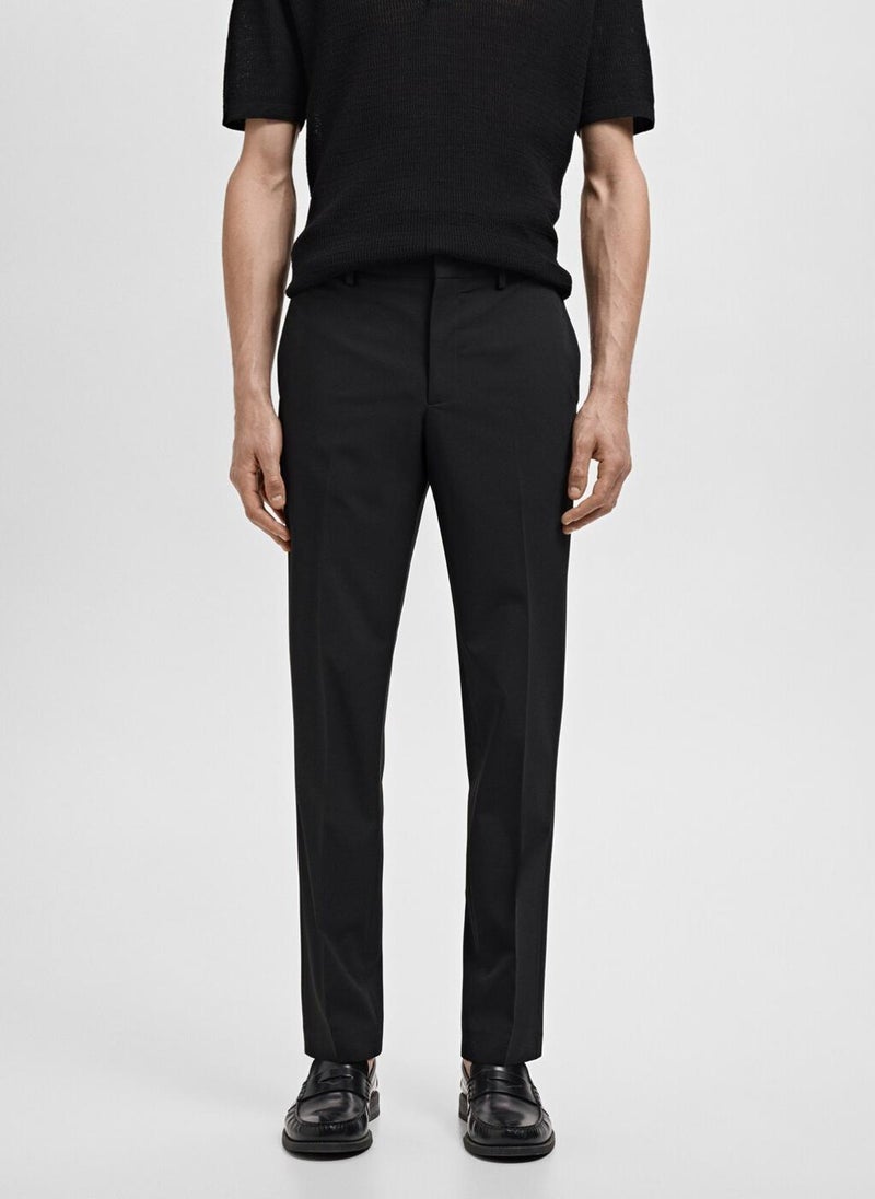 Mango Man Paris High Wasit Trousers - Image 1