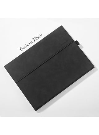 حافظة واقية لجهاز Microsoft Surface Pro 9/10/ 11th Edition AI PC 2024 مقاس 13 بوصة متوافقة مع غطاء لوحة المفاتيح بتصميم رفيع للغاية وخفيف الوزن مع تبديد الحرارة، غطاء عمل من الدرجة العسكرية (أسود) - view 2