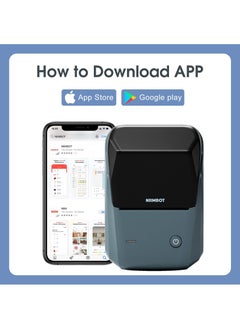 NIIMBOT NIIMBOT B1 Label Maker with Auto Identification,2 Inch Bluetooth Portable Label Printer Easy to Use for Office, Home, Business  - Image 2