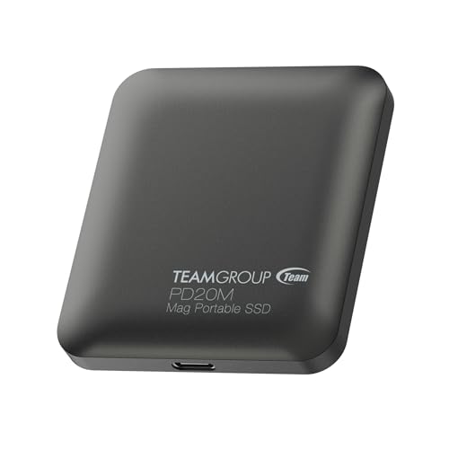 TEAMGROUP PD20M 1TB Magnetic External SSD Read up to 2000MB/s USB 3.2 Gen 2x2 Type-C 4K ProRes HDR Record iPhone 15&16 Pro Max,iPad TPSEG2001T0C108 - Image 3