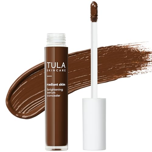 TULA Skin Care Radiant Skin Brightening Serum Concealer  Conceals Dark Circles  Discoloration Longwearing  CreaseResistant Brightens the Appearance of Skin Over Time Shade 185 018 fl oz