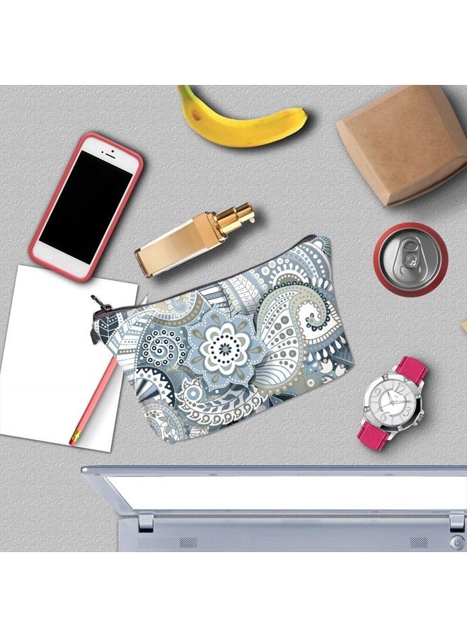 deanfun Cosmetic Bag for Women, Mandala Flowers Waterproof Makeup Bags Roomy Toiletry Pouch Travel Accessories Gifts (51559) - Image 4