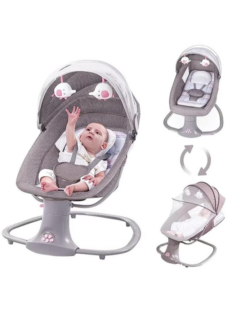 سرير أطفال متعدد الوظائف 3 في 1 مهدئ وهزاز - Image 2