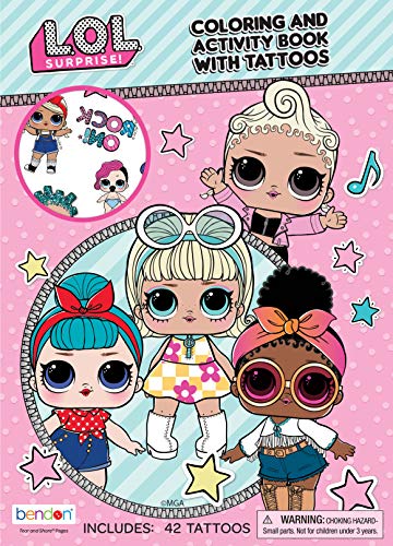 Bendon Coloring and Activity Book with Tattoos - Image 1