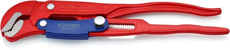 Knipex Pipe Wrench S-Type with fast adjustment red powder-coated 330 mm 83 60 010 - Image 2