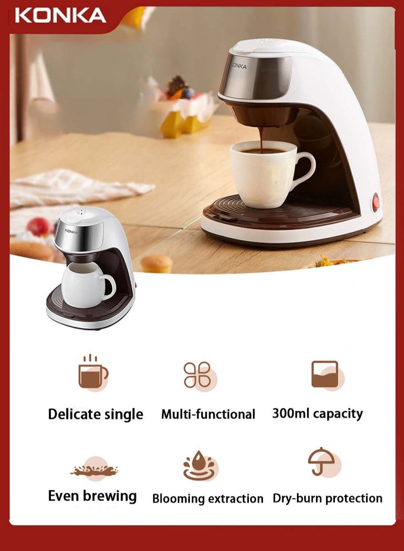 KONKA Home Automatic Mini American Drip Coffee Maker - Image 1