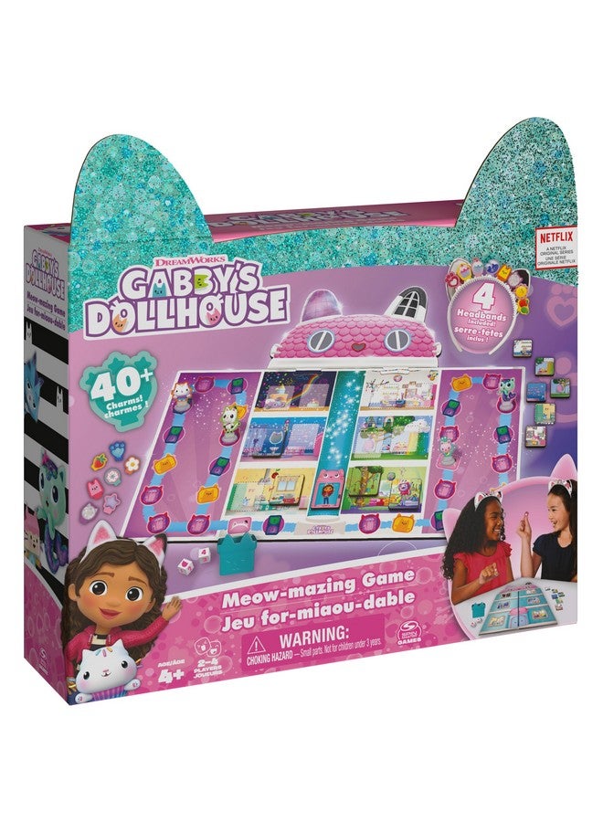 Spin Master Games ألعاب سبين ماستر، بيت دمى غابي، لعبة اللوح المدهشة، لعبة لوح للأطفال، ألعاب عائلية، لعبة روضة للأطفال والعائلات من عمر 4 سنوات وما فوق - Image 1