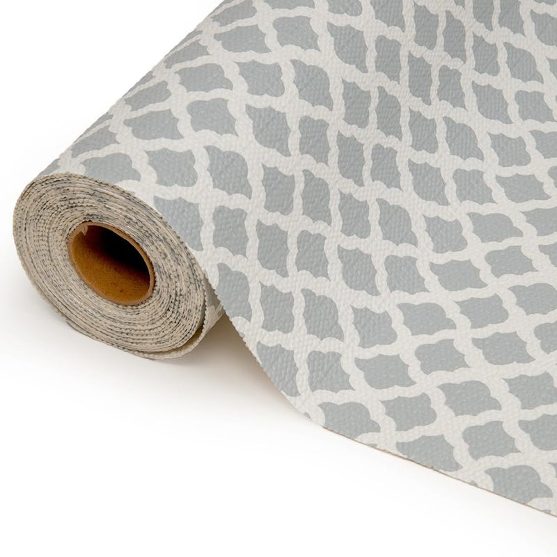 Con-Tact Brand Grip Prints Non-Adhesive Non-Slip Counter Top, Drawer/Shelf Liner, 12" x 20', Talisman Glacier Gray - Image 1