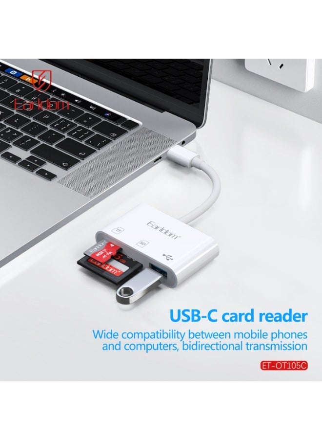 Earldom ET-OT105C 3IN1 USB-C TO OTG CARD READER ADAPTER - Image 3