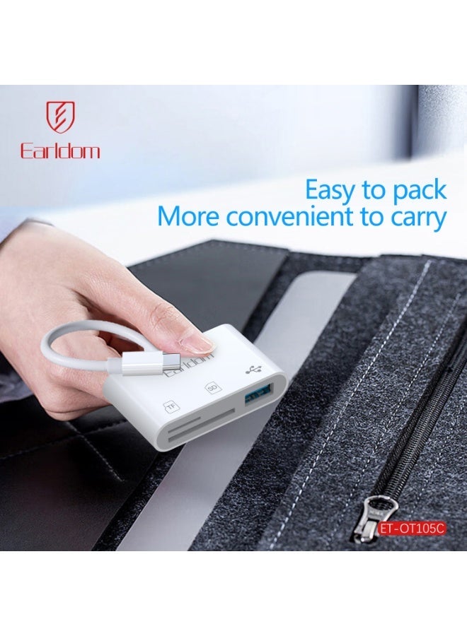 Earldom ET-OT105C 3IN1 USB-C TO OTG CARD READER ADAPTER - Image 4