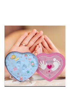 Kiddale Baby Shower Gift| Baby Casting Kit| Baby Impression Kit| Handprint and Footprint Impression Clay Kit in a Tin Box with Decorative Materials and a Gift Bag  - Image 4