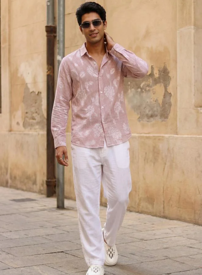 ترولوم Men Comfort Floral Printed Casual Shirt